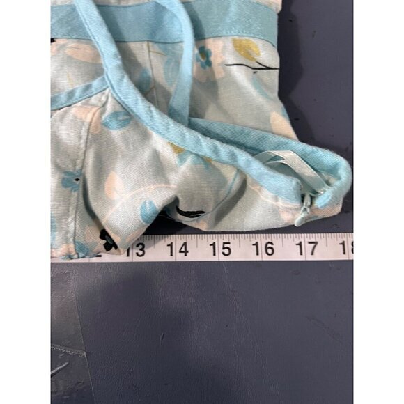 Ann Taylor LOFT Petites Floral Linen-Blend Dress Sleeveless Size 12P summer - Picture 7 of 8